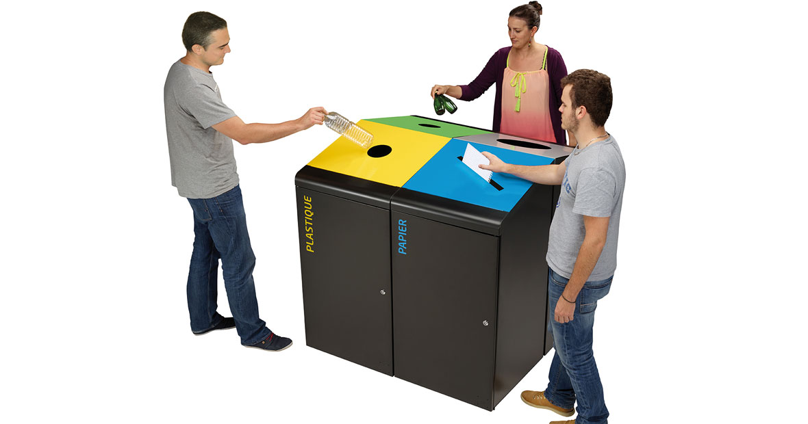 bac de recyclage